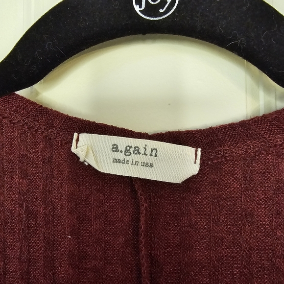 EUC Burgundy Cardigan - Picture 3 of 3